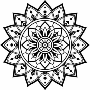desenhos para colorir mandala