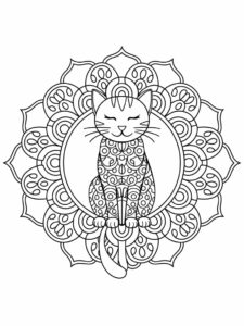 mandalas para colorir animais