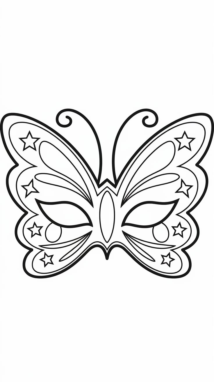 mascaras de carnaval coloridas para imprimir