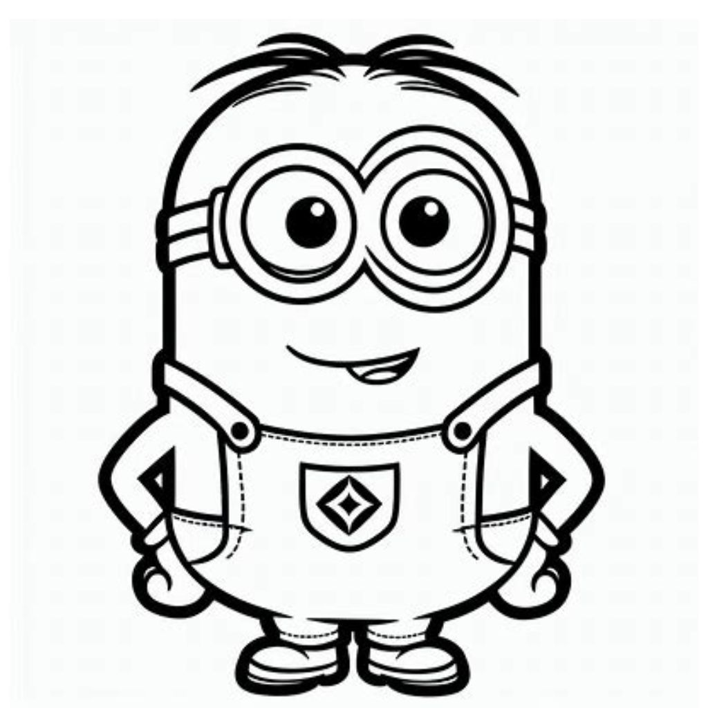minions desenho colorido