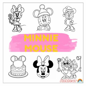 Minnie Para Colorir