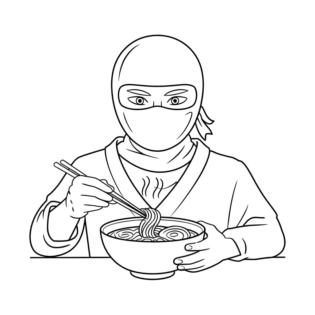 desenho para colorir da tartaruga ninja