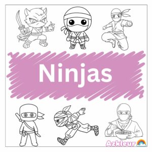 Ninja para Colorir