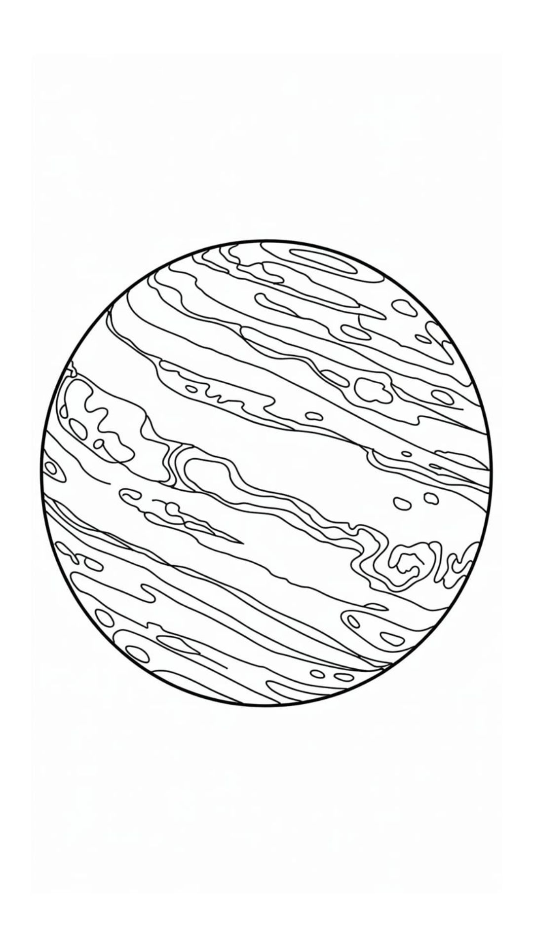 planetas desenho para colorir