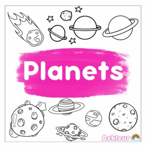 Planetas para Colorir