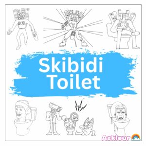 Skibidi Toilet para Colorir