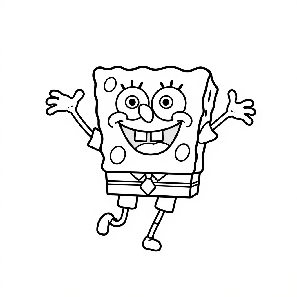 bob esponja para colorir e imprimir