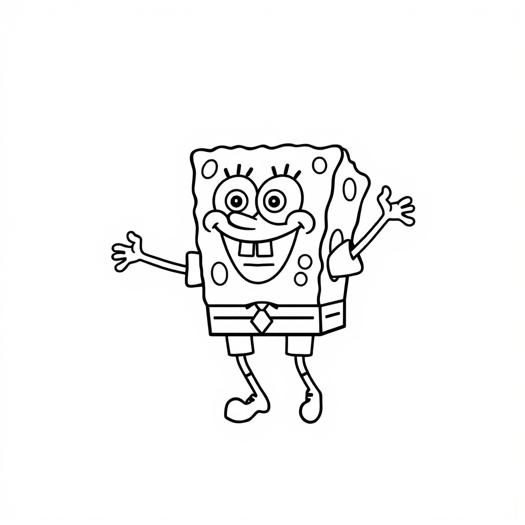 desenhos para colorir e imprimir bob esponja