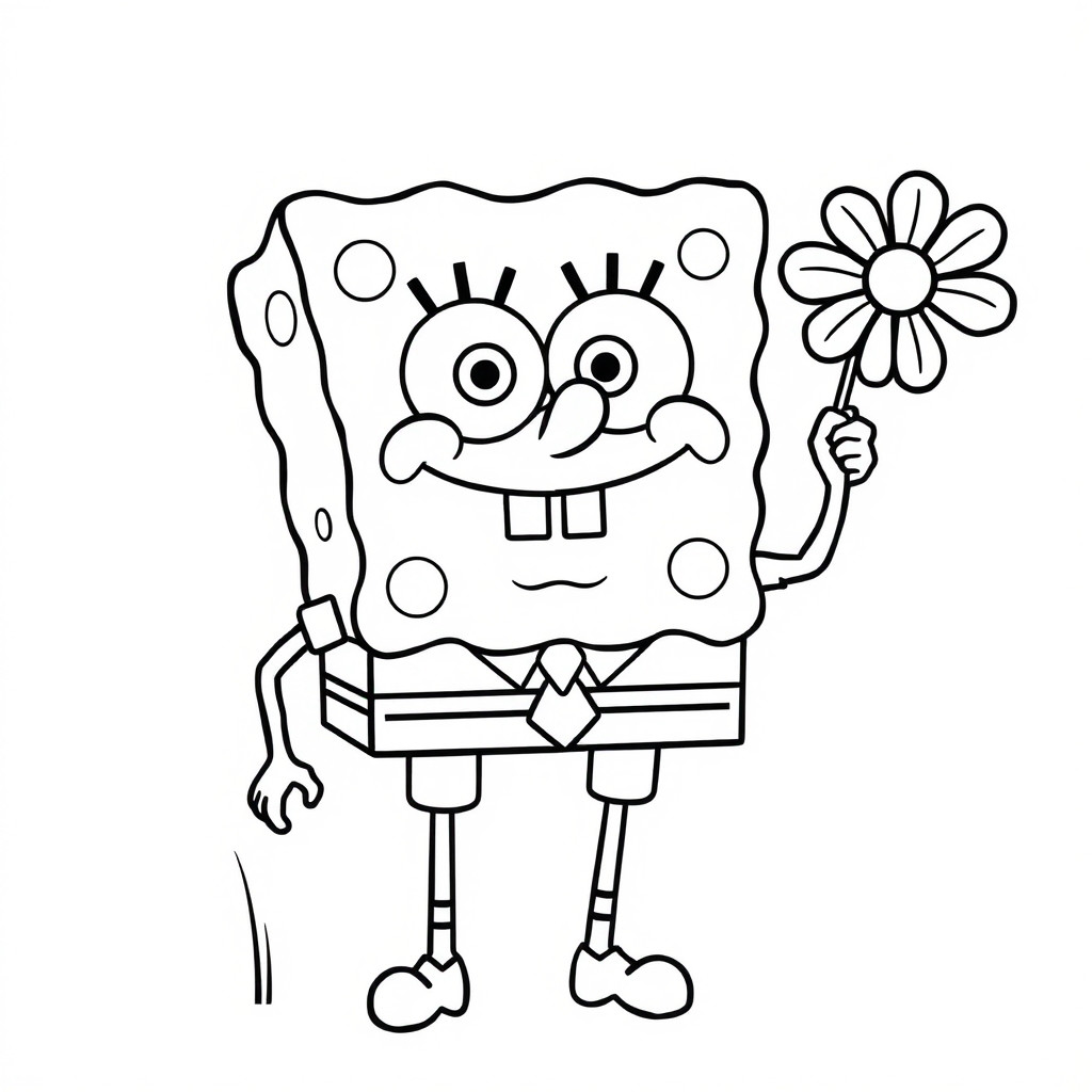 desenhos para colorir e imprimir do bob esponja
