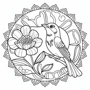mandalas para colorir de animais