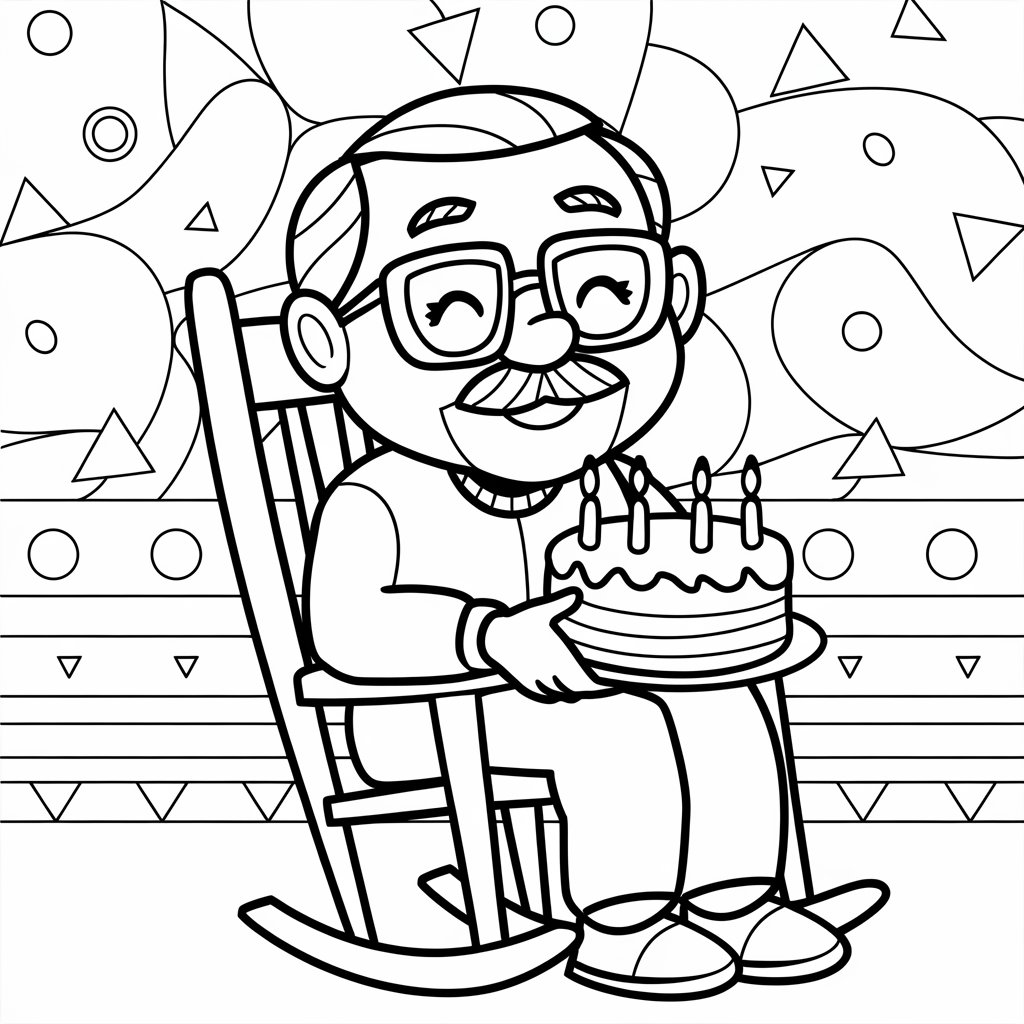 desenhos de aniversário para colorir