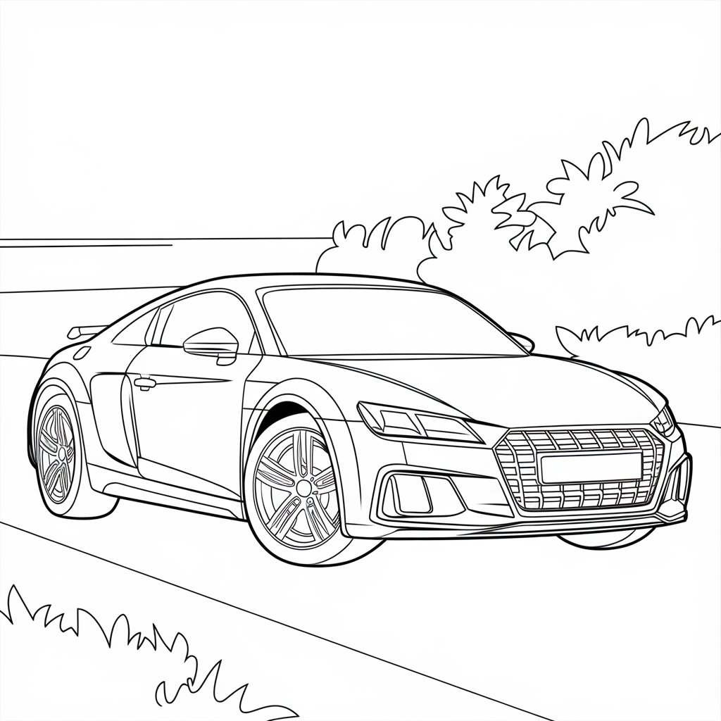 desenho dos carros para colorir