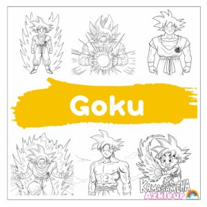 Goku para Colorir