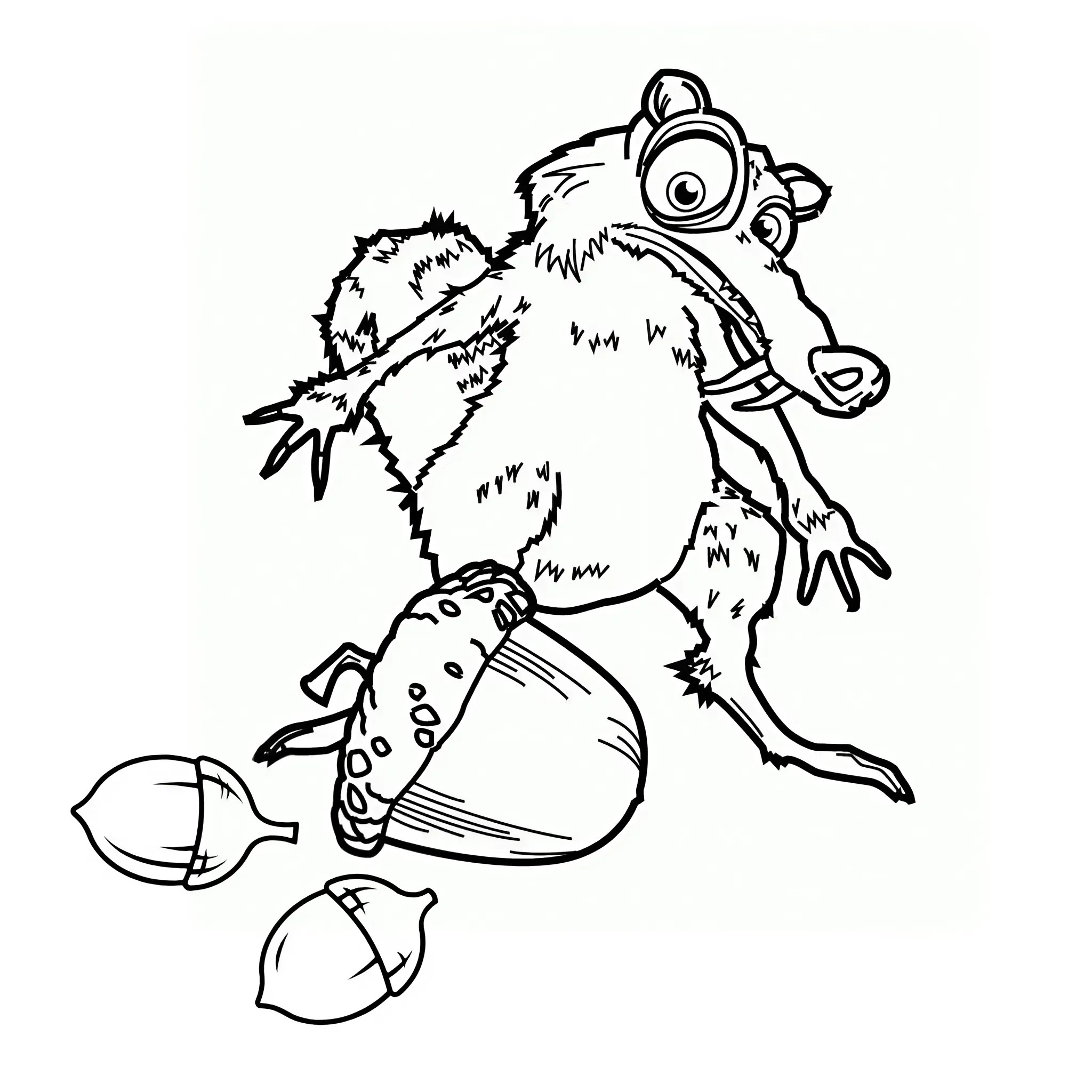 a era do gelo 4 para colorir