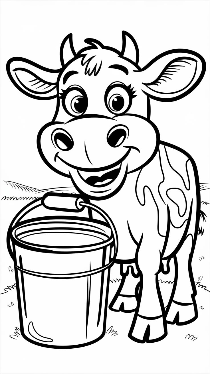 desenhos de vaca para colorir