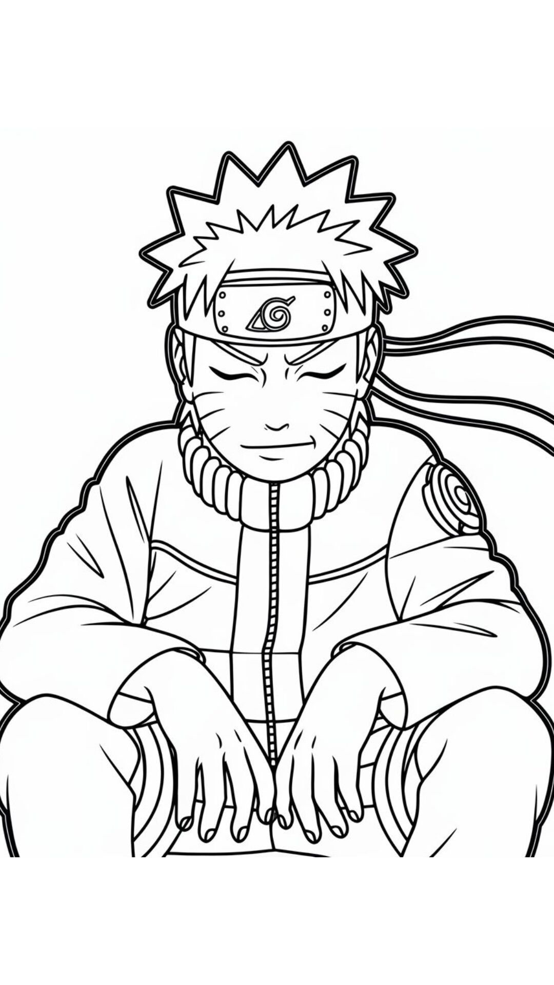 desenho do naruto colorido