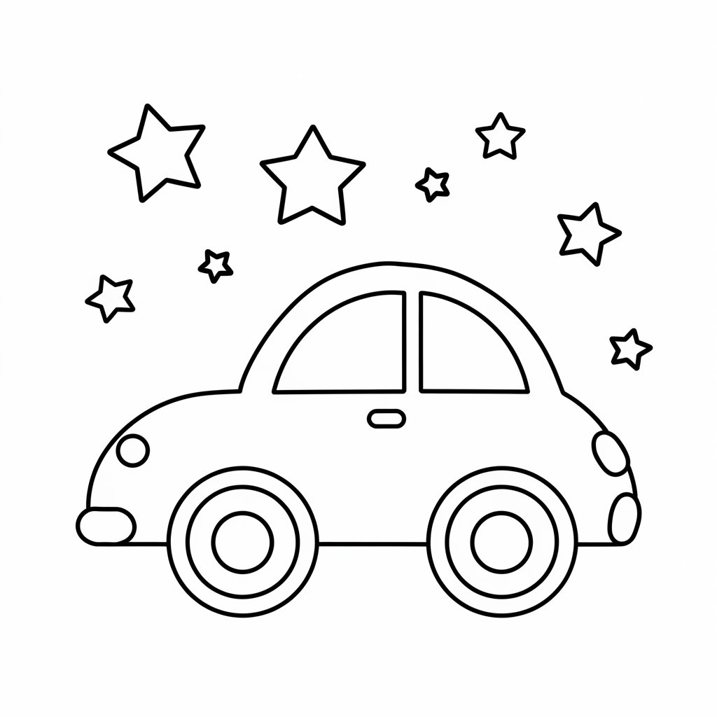 desenhos dos carros para colorir