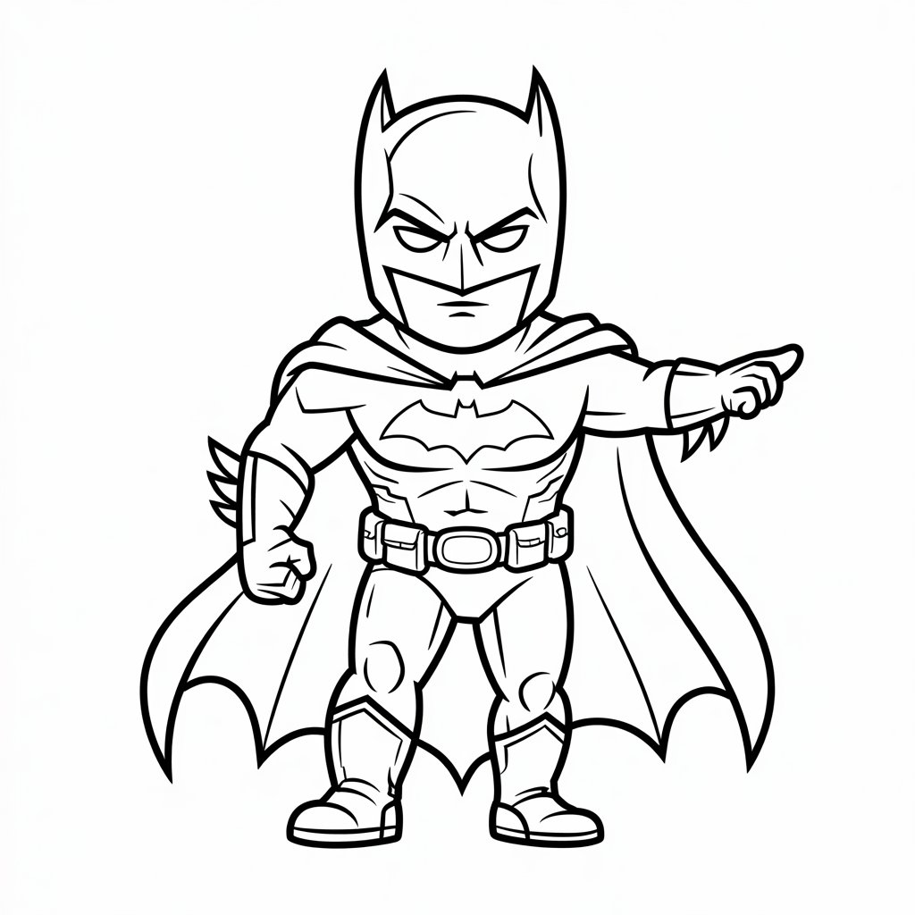 batman desenho para colorir