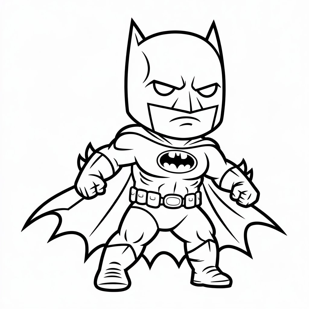 batman para colorir