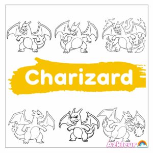 Charizard para colorir