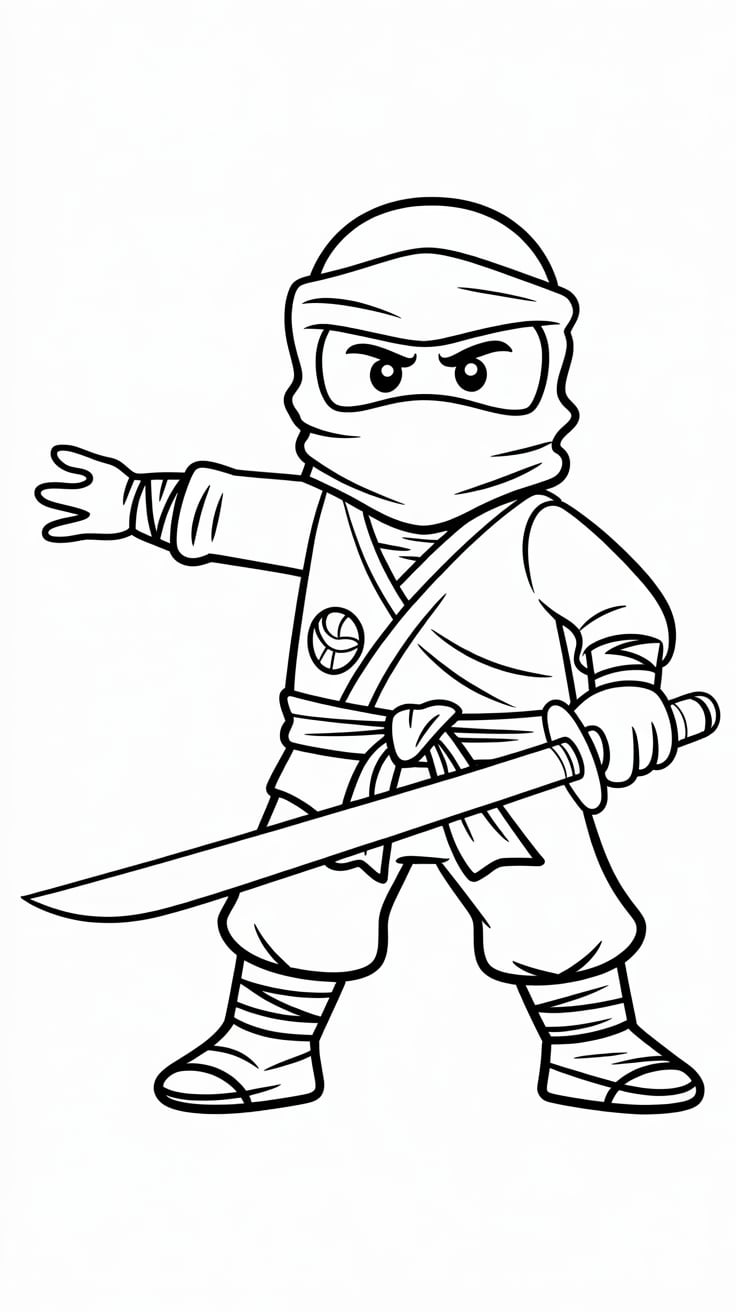 coloring pages of lego ninjago