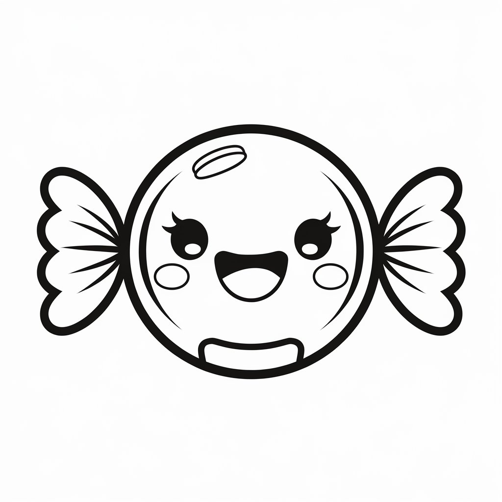 desenho fofo de comida para colorir