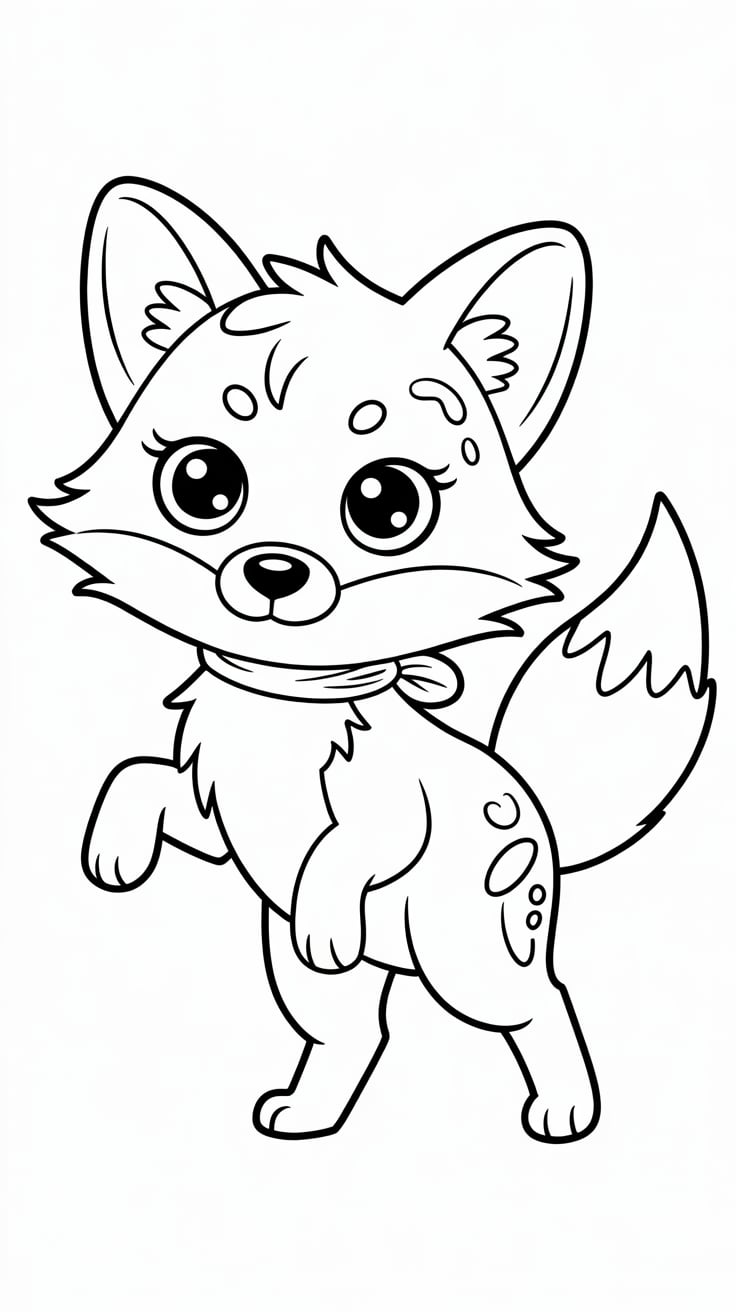 desenhos para colorir de raposa