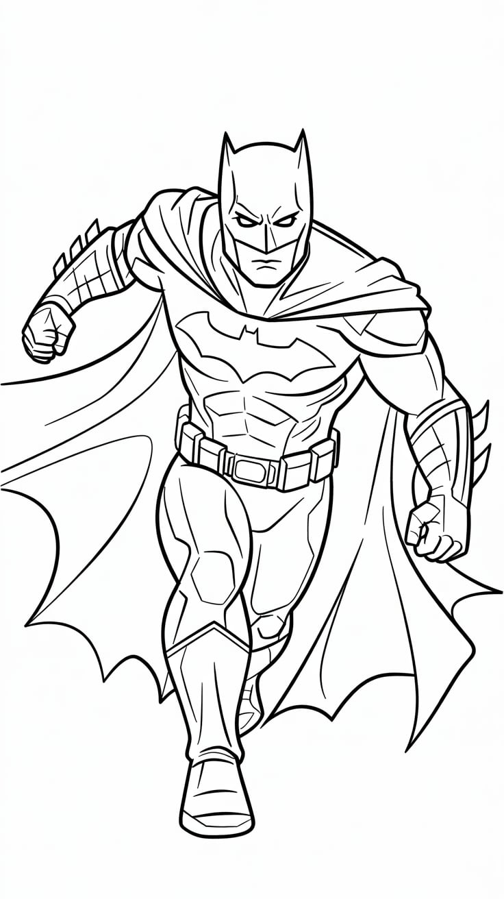 desenhos batman para colorir e imprimir