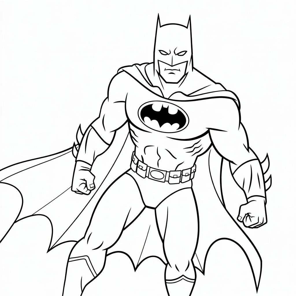 batman para colorir e imprimir