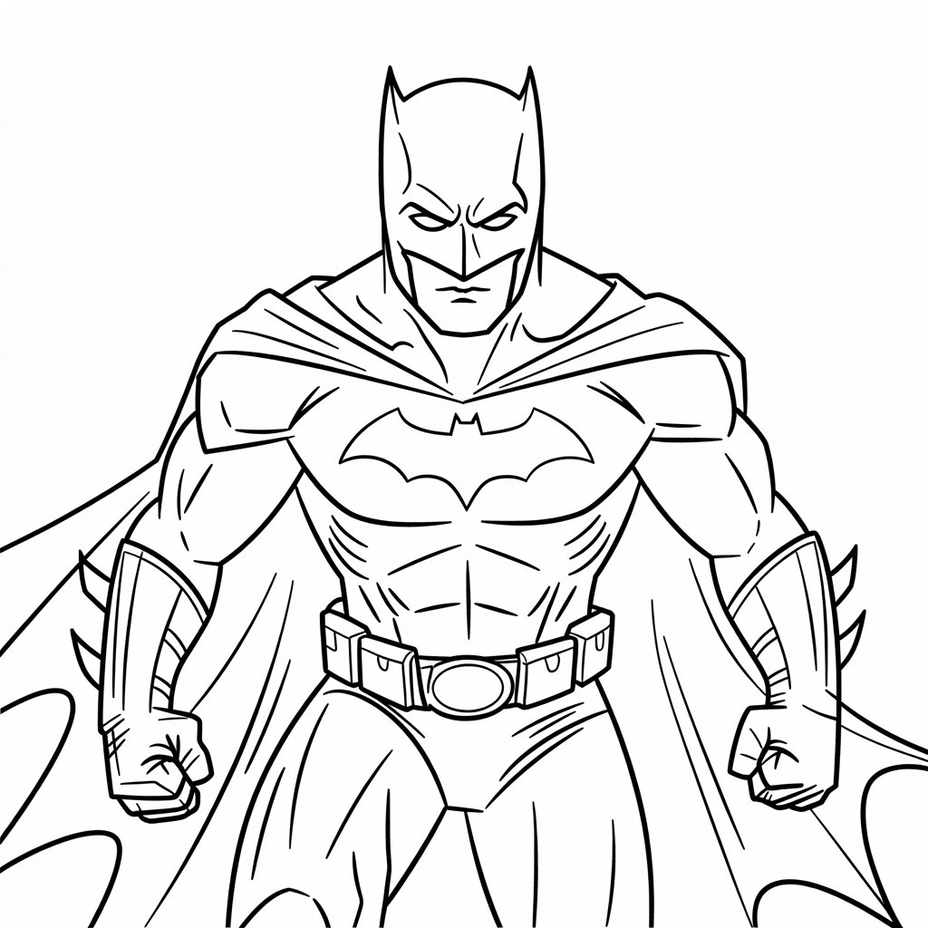 desenho para colorir batman