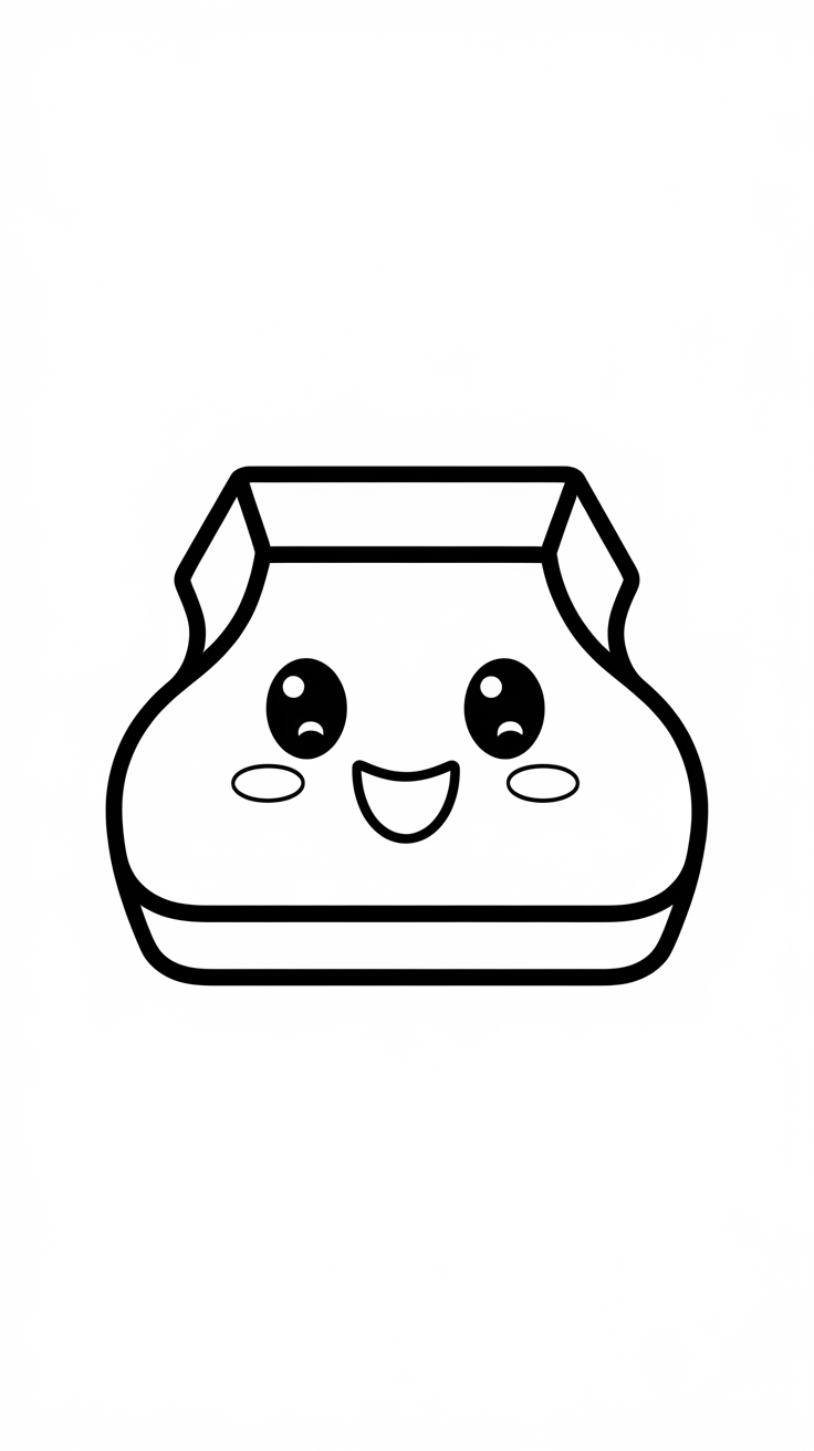 desenhos para colorir e imprimir de comidas fofas