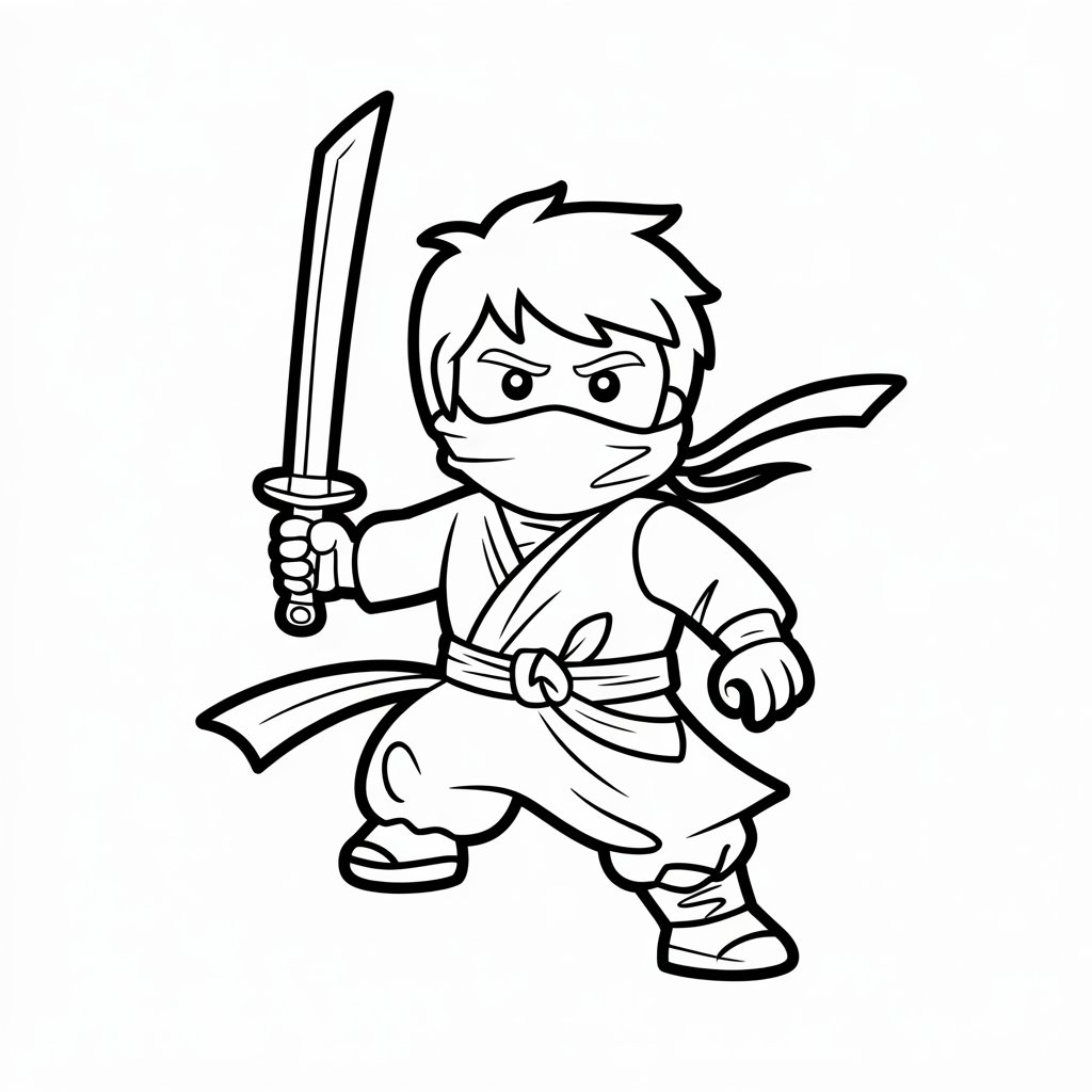lego ninjago color page