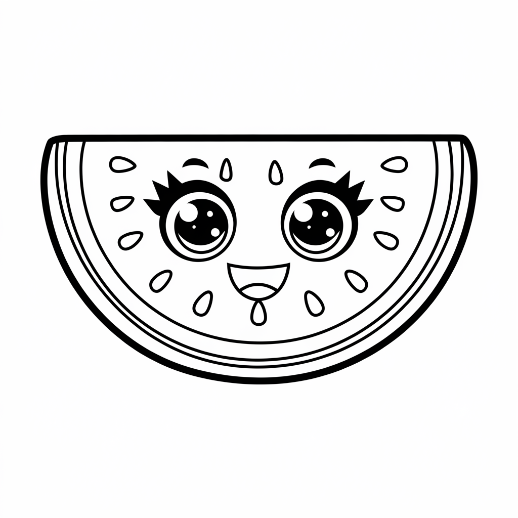 desenhos para colorir comidas fofas