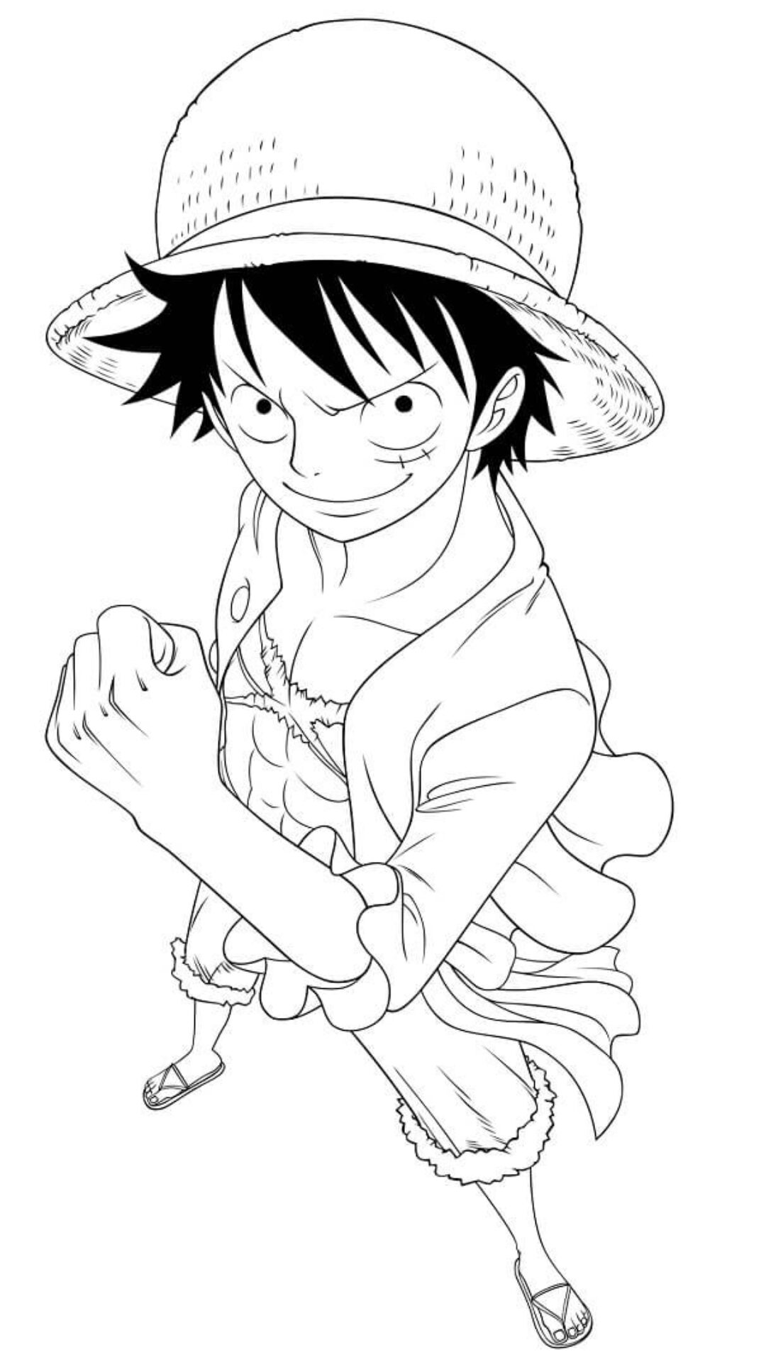 desenhos para colorir de one piece