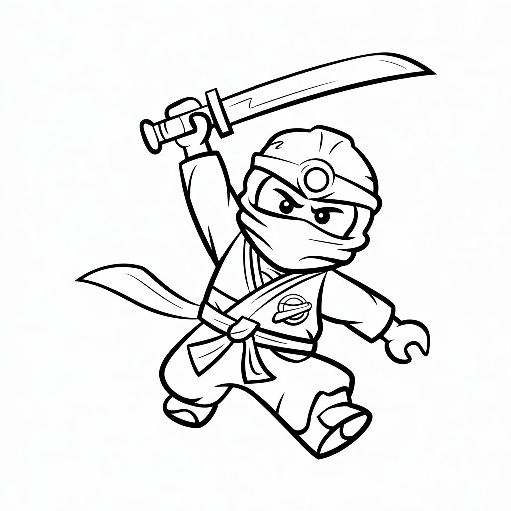 desenhos para colorir ninjago