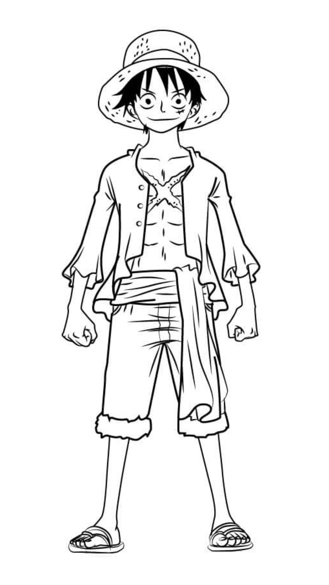 one piece para colorir zoro