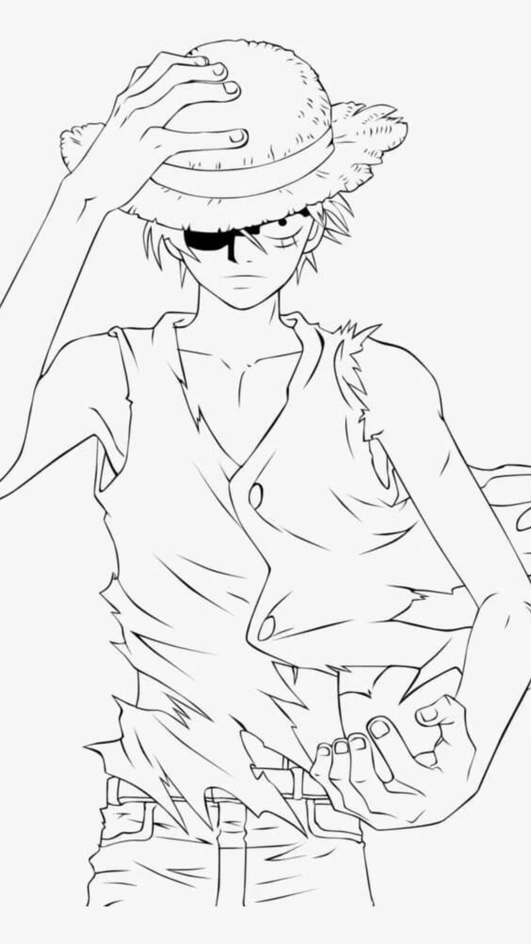 zoro one piece desenho para colorir