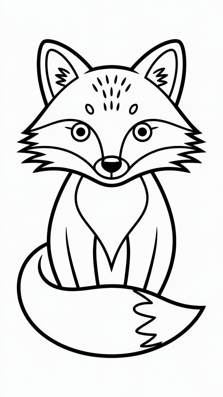 naruto raposa de 9 caudas para colorir