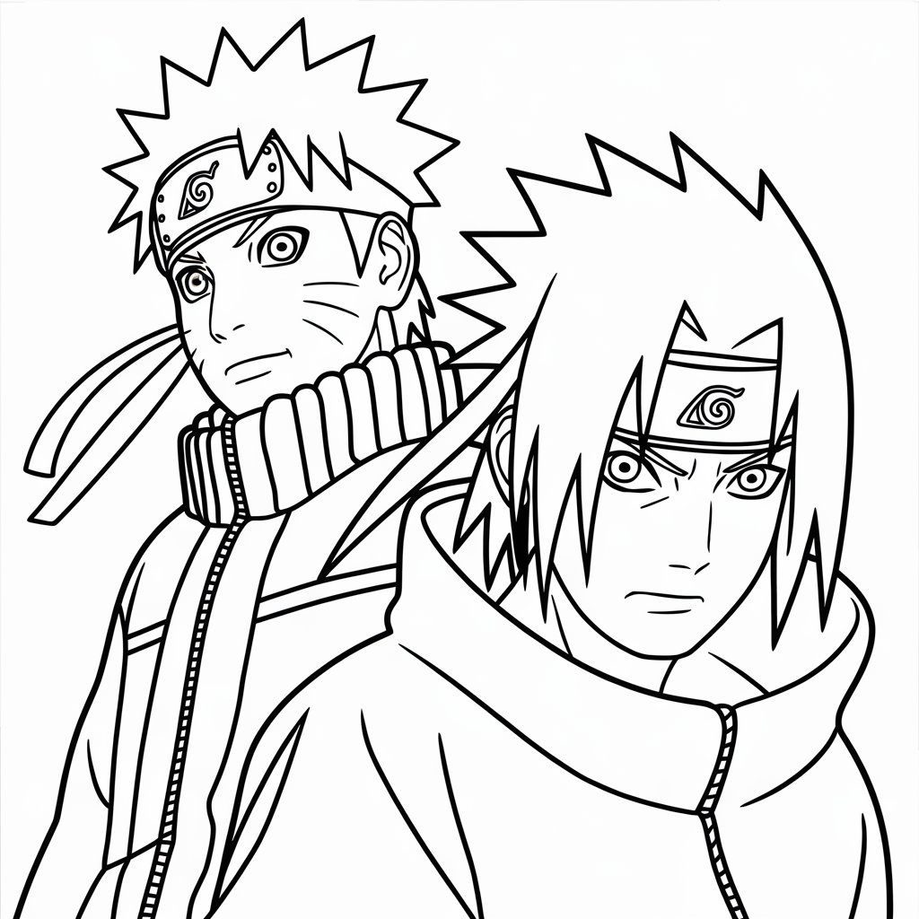 naruto desenhos para colorir