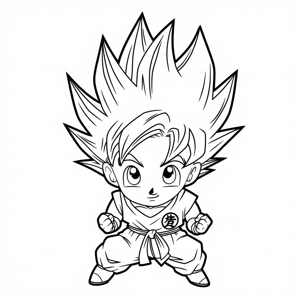 dragon ball z colorir