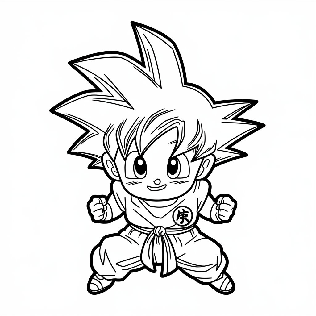 desenhos para colorir do dragon ball z
