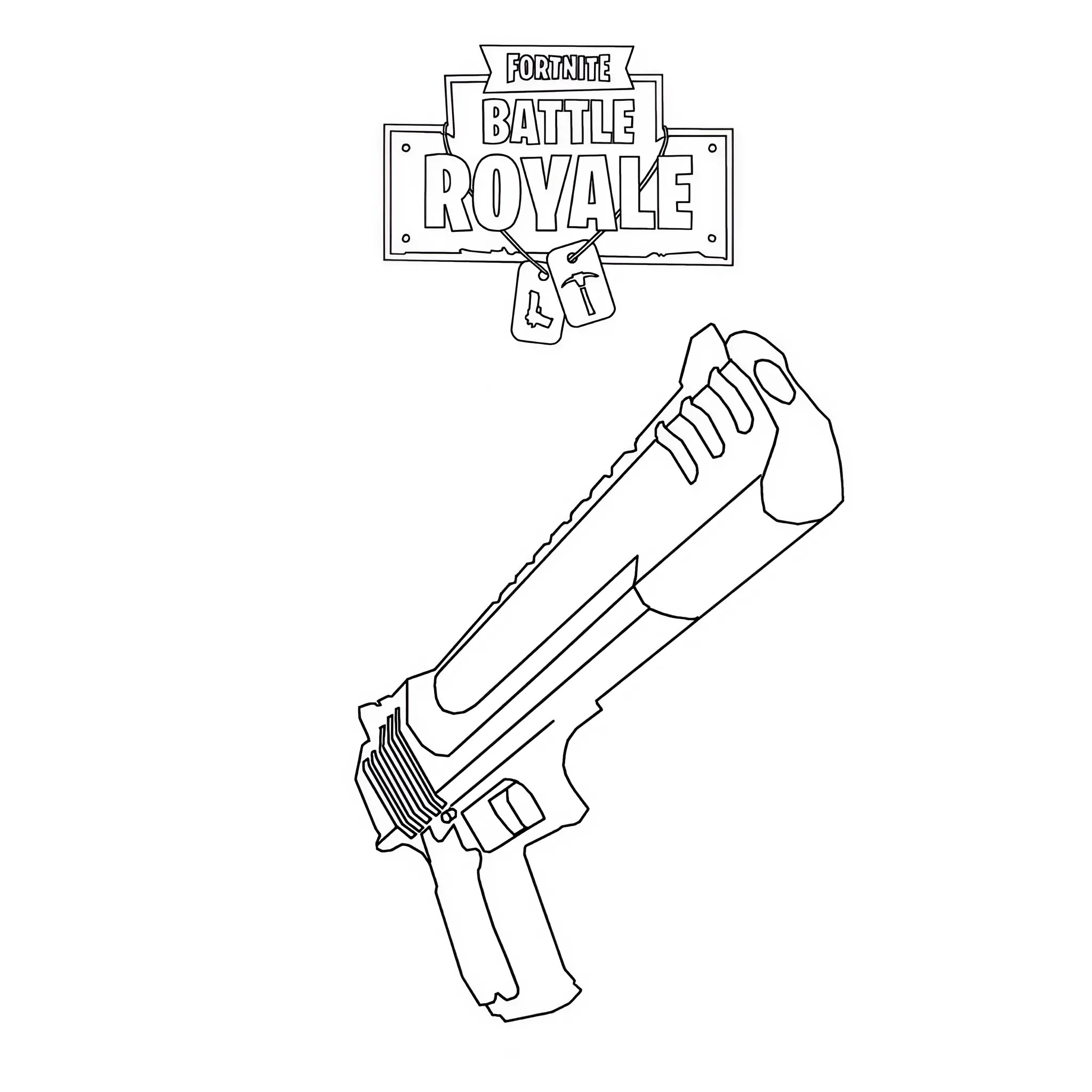 desenho para colorir fortnite