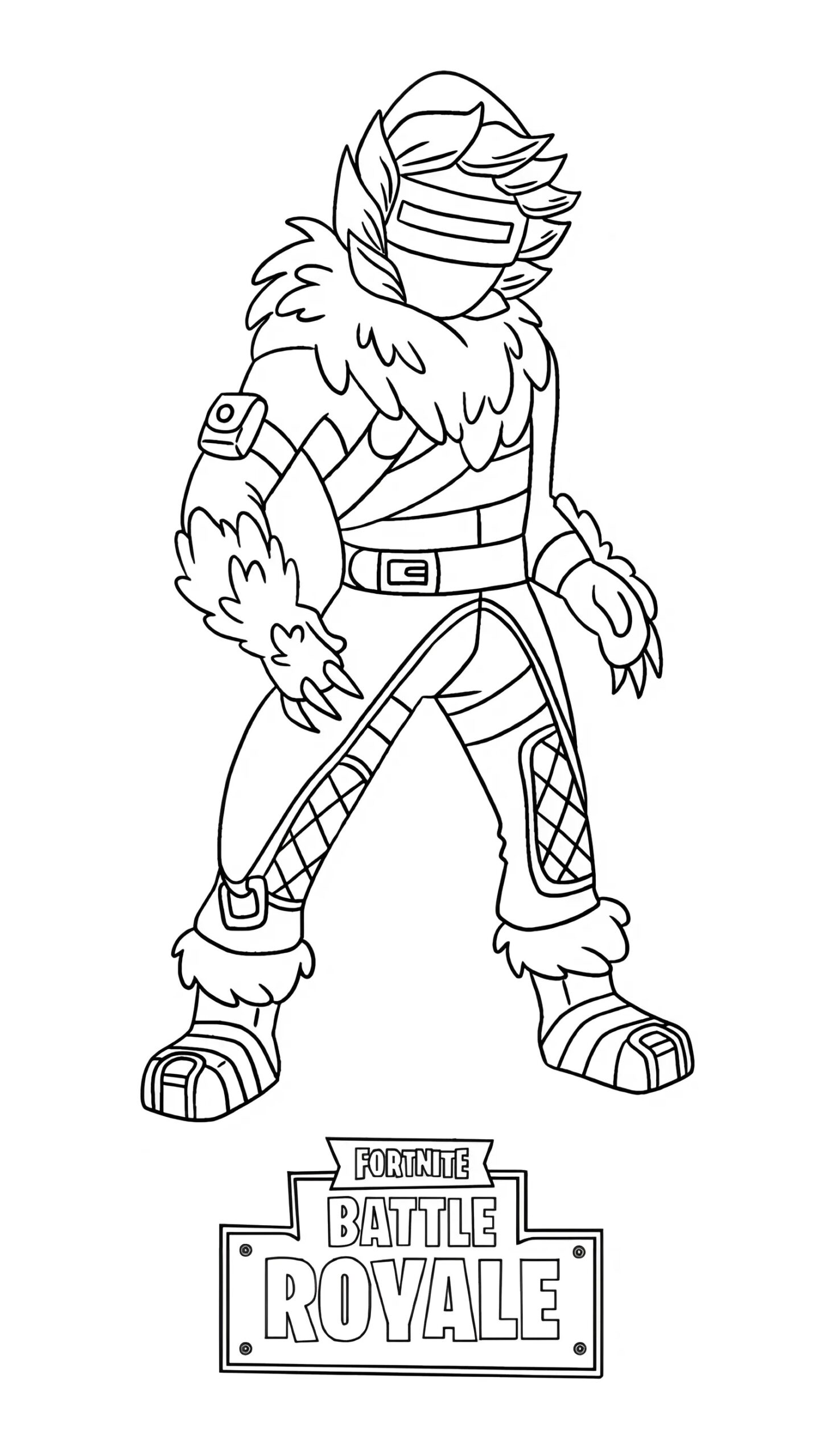 fortnite coloring page