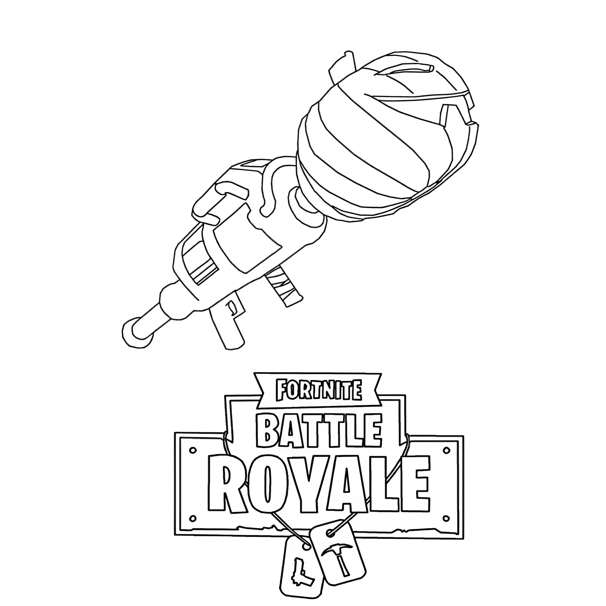 desenhos fortnite para colorir