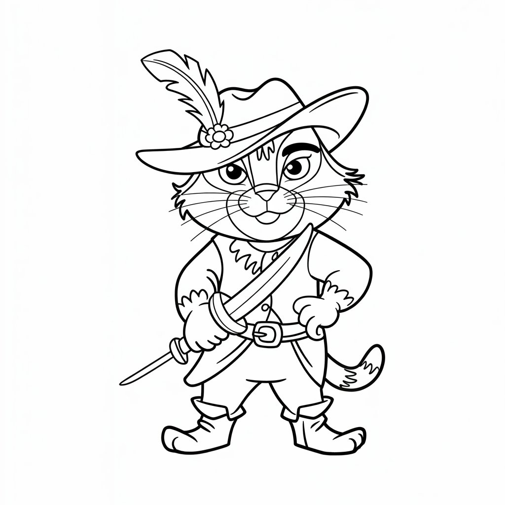 desenho de gatos para colorir