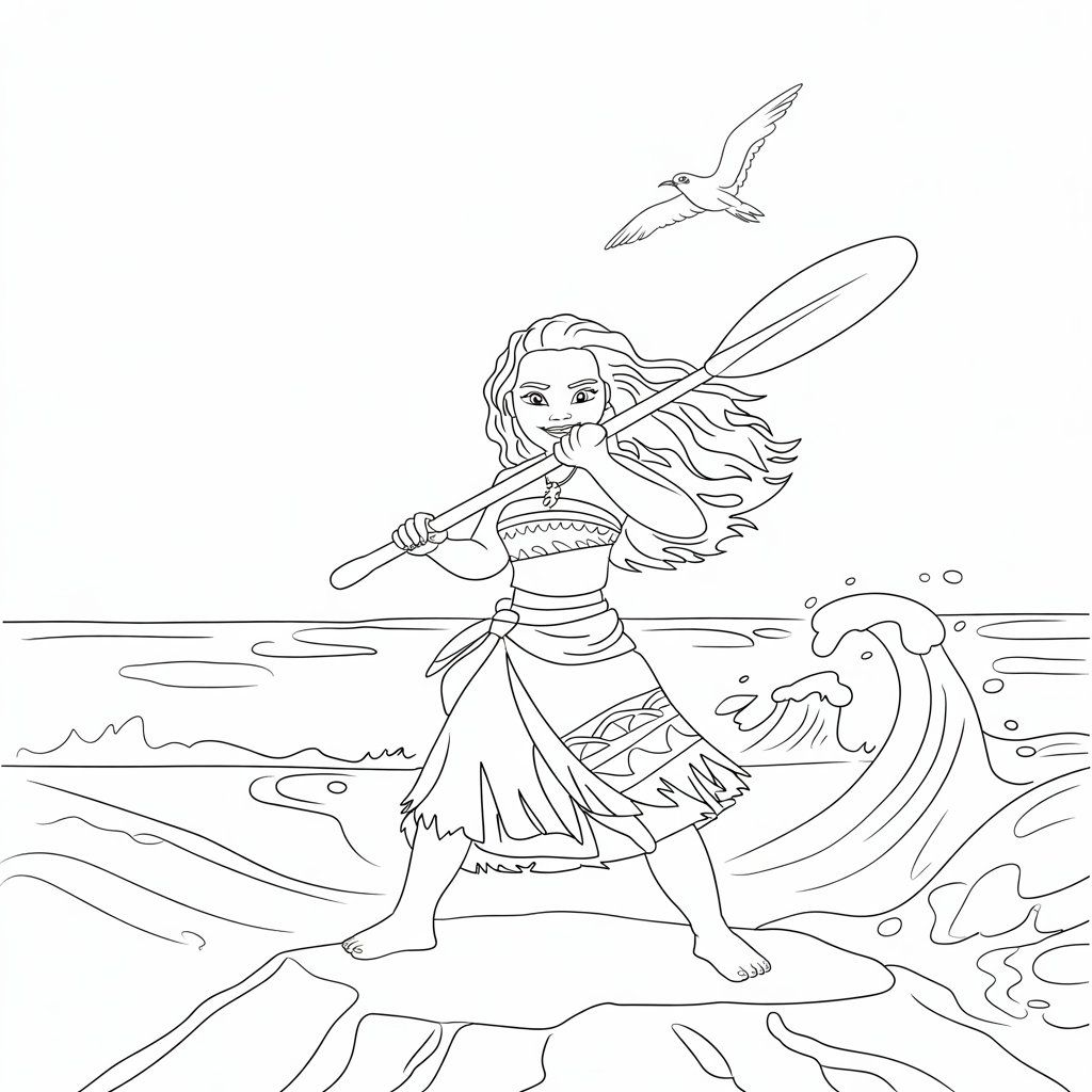 desenhos para colorir da moana