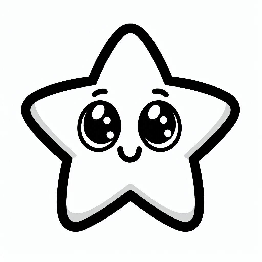 estrela para colorir e imprimir