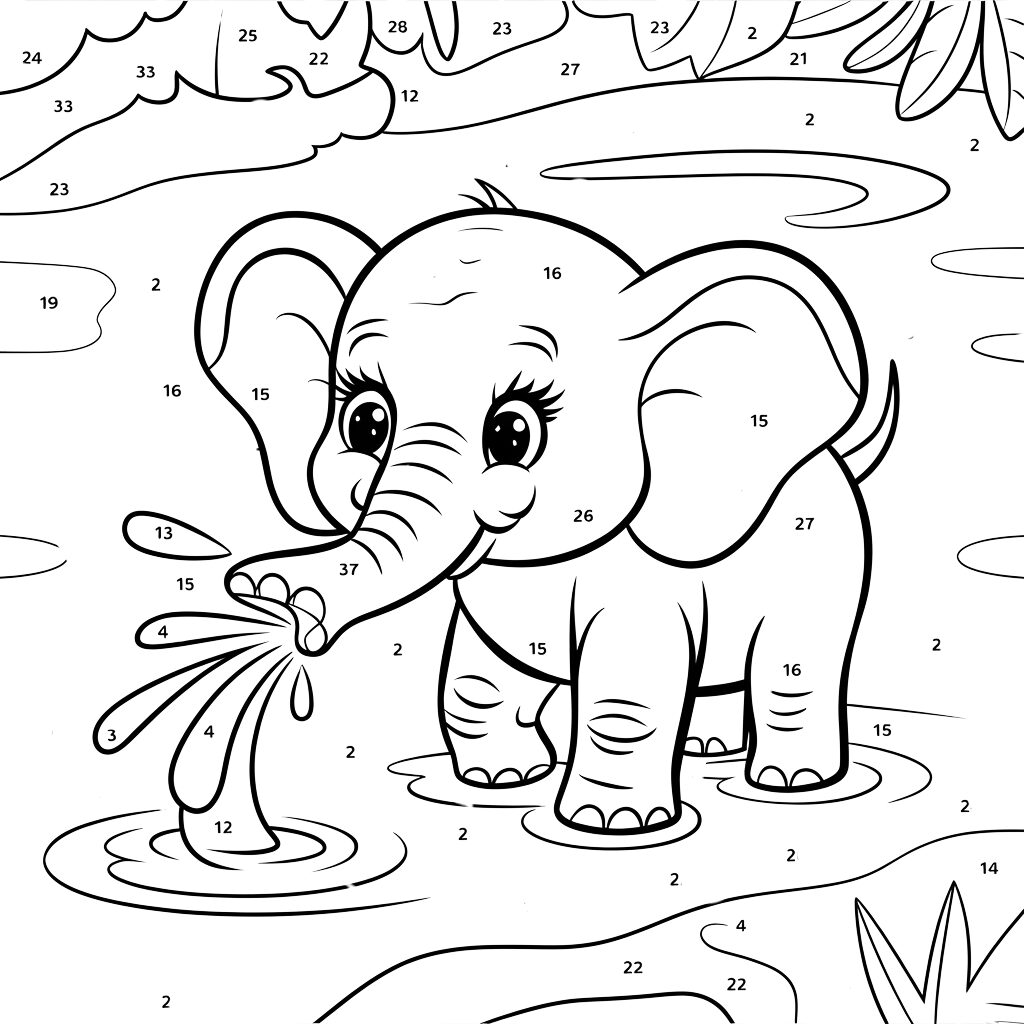 números de 1 a 20 para imprimir colorido