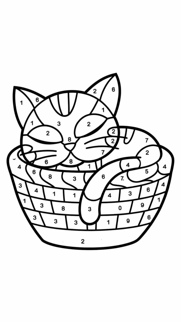 números de 0 a 20 para imprimir colorido