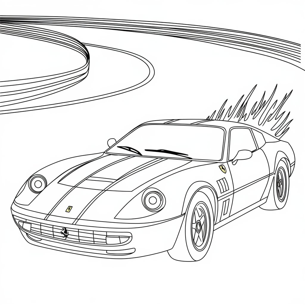 carros desenho para colorir